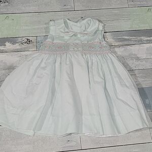 Lulu Bebe Smocked Dress sz 9 mo